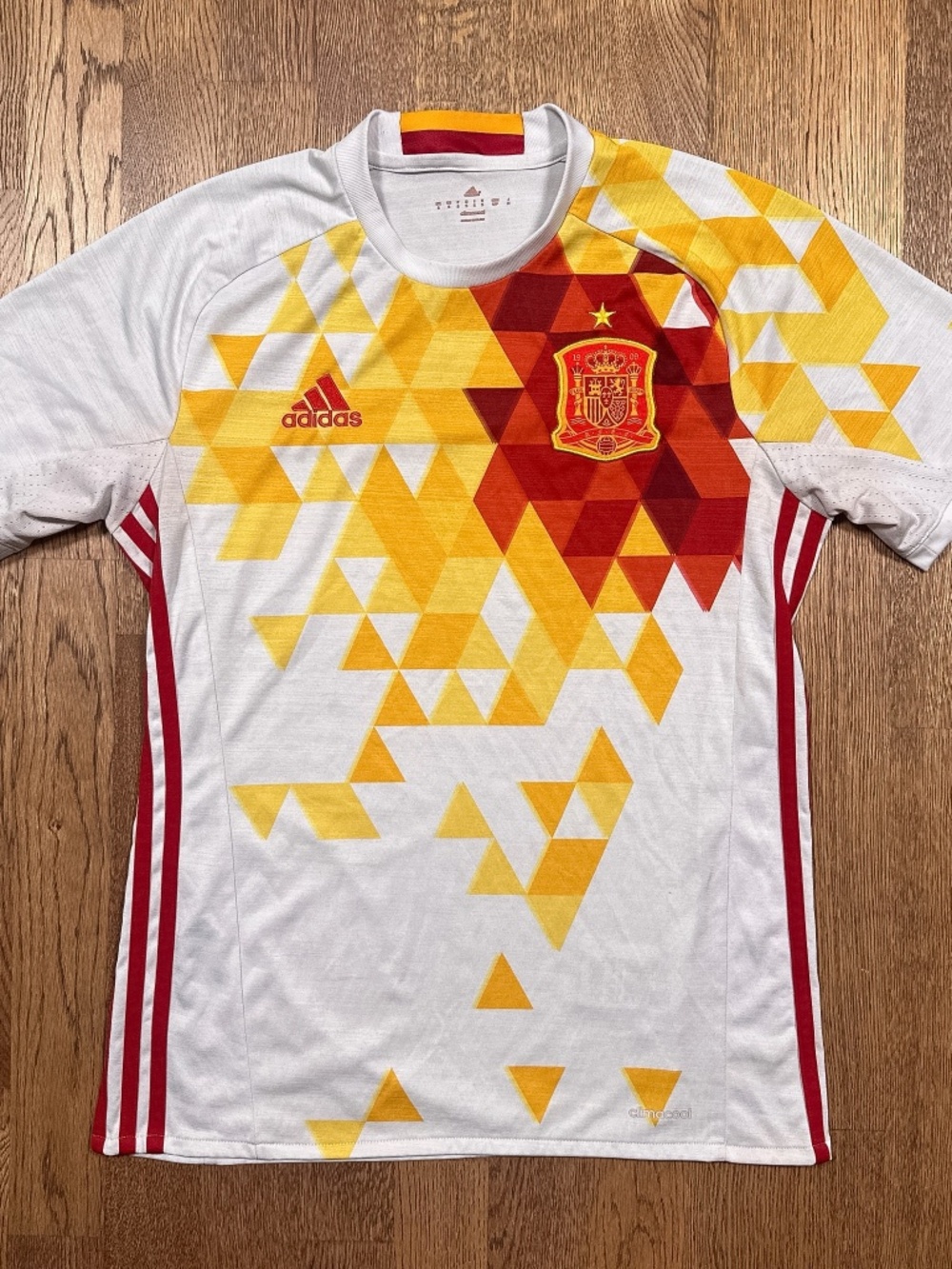 Adidas Spain National Soccer Team 2016 World Cup Away Jersey Mens Small